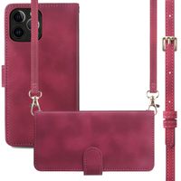 imoshion Etui de téléphone portefeuille avec cordon Apple iPhone 12 (Pro) - Rouge