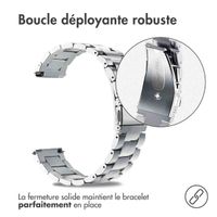 imoshion Bracelet en acier - Connexion universelle de 24 mm - Argent