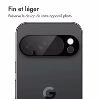 imoshion Protection Caméra en verre trempé 2 Pack Google Pixel 10 Pro - Noir