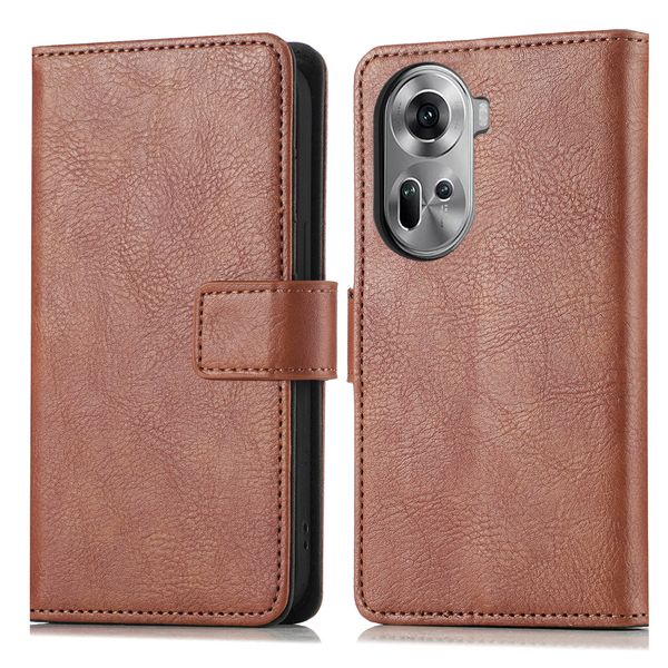 imoshion Étui de télephone portefeuille Oppo Reno 11 - Marron