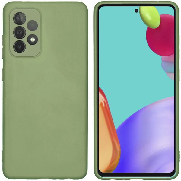 imoshion Coque Couleur Samsung Galaxy A52(s) (5G/4G) - Olive Green