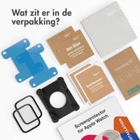 Accezz 2x Protecteur d'écran avec applicateur pour Apple Watch Series 4-6 / SE - 40 mm