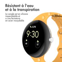 imoshion Bracelet en silicone Google Pixel Watch 3 - 45 mm - Taille S - Jaune