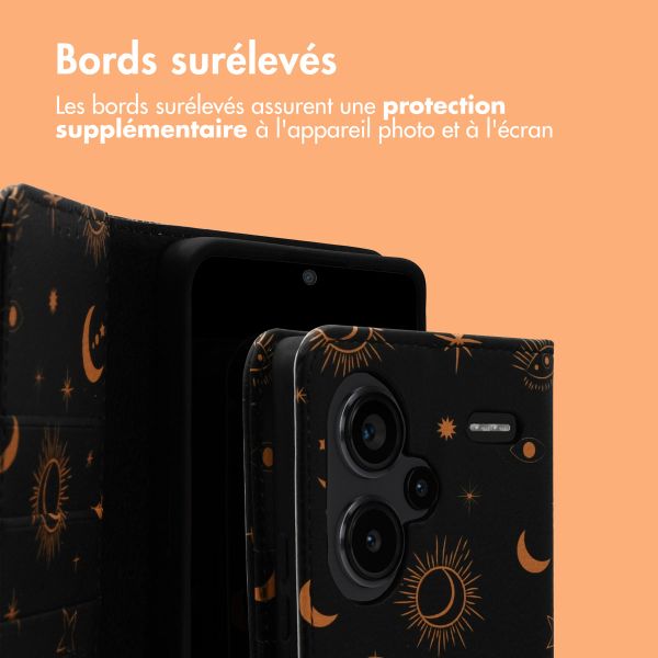 imoshion Étui de téléphone portefeuille Design Xiaomi Redmi Note 13 Pro Plus (5G) - Sky Black