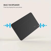 Fixed MiCard Pro - Tracker Bluetooth - Compatible avec Apple et Android - Noir