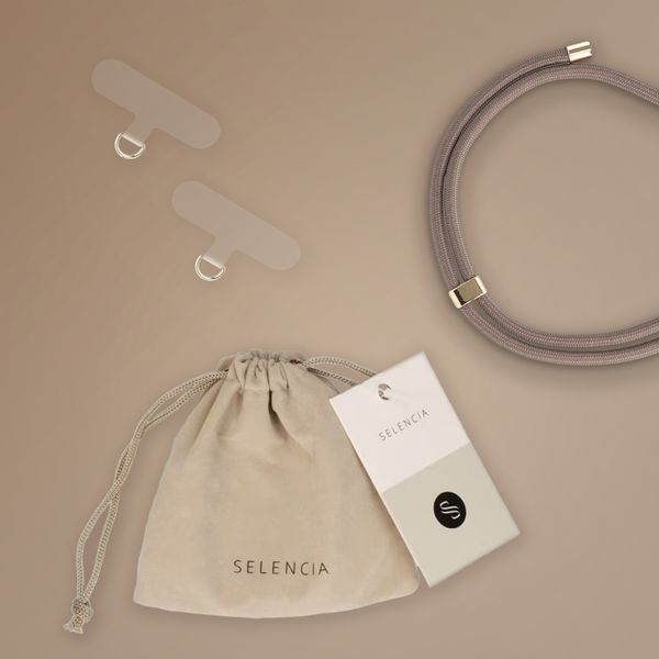 Selencia Cordon de téléphone universel - Mokka