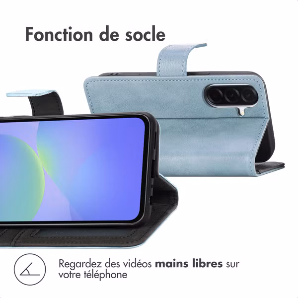 imoshion Étui de télephone portefeuille Samsung Galaxy A37 (5G) - Bleu clair