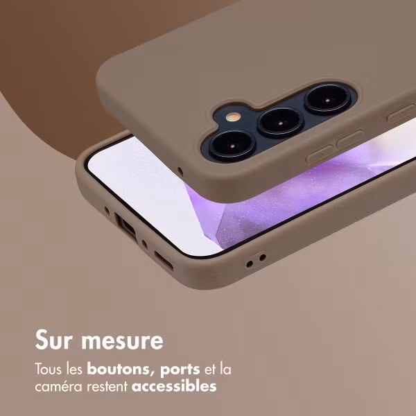 imoshion Coque Couleur Samsung Galaxy A35 - Marron