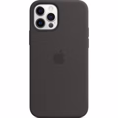Apple Coque en silicone MagSafe Apple iPhone 12 Pro Max - Black