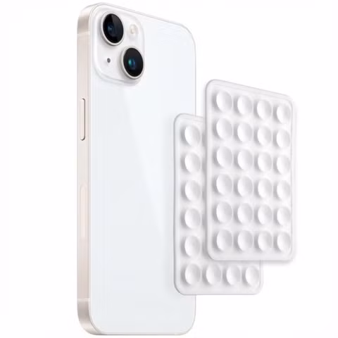 Selencia Pack de 2 Supports de téléphone à ventouse - Blanc