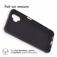 Accezz Coque Couleur Samsung Galaxy Xcover 7 Pro - Noir