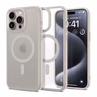 Spigen Coque Ultra Hybrid MagSafe Apple iPhone 15 Pro - Frost Natural Titanium