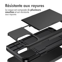 imoshion Coque arrière avec porte-cartes Apple iPhone 13 - Noir