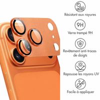 imoshion Protection Caméra en verre trempé 2 Pack Apple Apple iPhone 17 Pro Max - Cosmic Orange