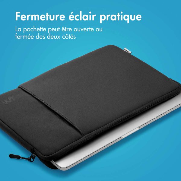 imoshion Pochette ordinateur avec compartiment 14 pouces - Black