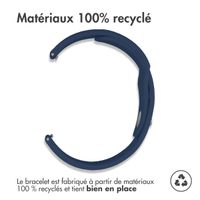 imoshion Bracelet sport en silicone  - Connexion universelle 18 mm - Bleu foncé