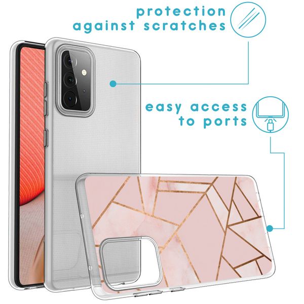 imoshion Coque Design Samsung Galaxy A72 - Pink Graphic