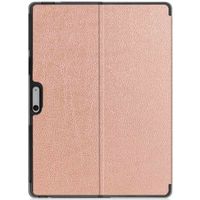 imoshion Coque tablette Trifold Microsoft Surface Pro 9 / Pro 10 / Pro 11 - Rose Dorée