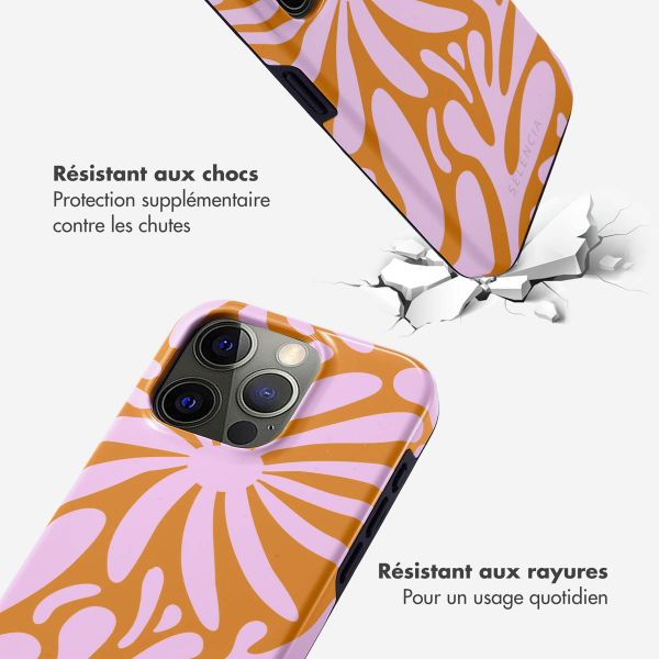 Selencia Coque arrière Vivid Apple iPhone 15 Pro - Modern Bloom Pink