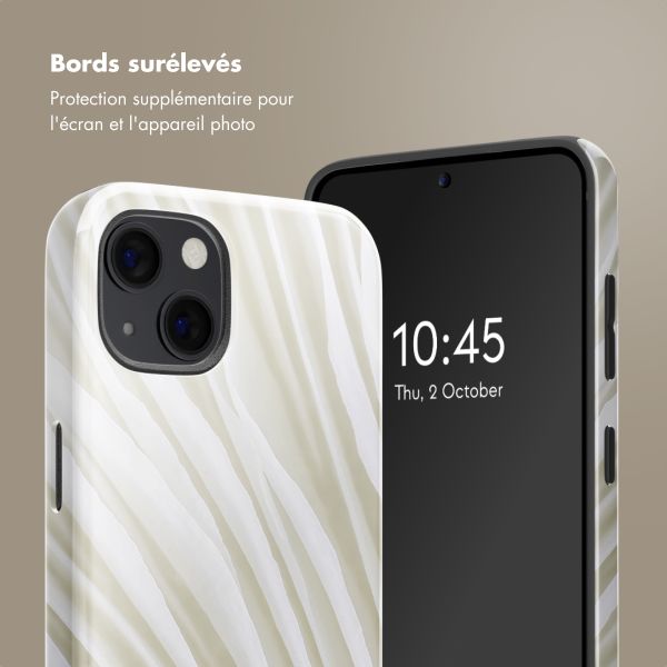 Selencia Coque arrière Vivid avec MagSafe Apple iPhone 13 - Nature Light Brown