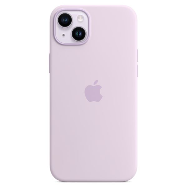 Apple Coque en silicone MagSafe Apple iPhone 14 Plus - Lila