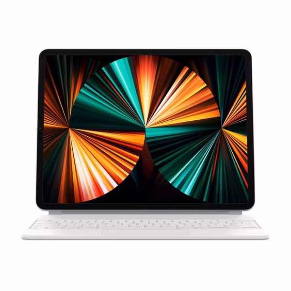 Apple Magic Keyboard Apple iPad Air 13 pouces (2026) M4 / (2025) M3 / (2024) M2 / iPad Pro 12.9 (2018/2020/2021/2022) - QWERTY / UK - Blanc