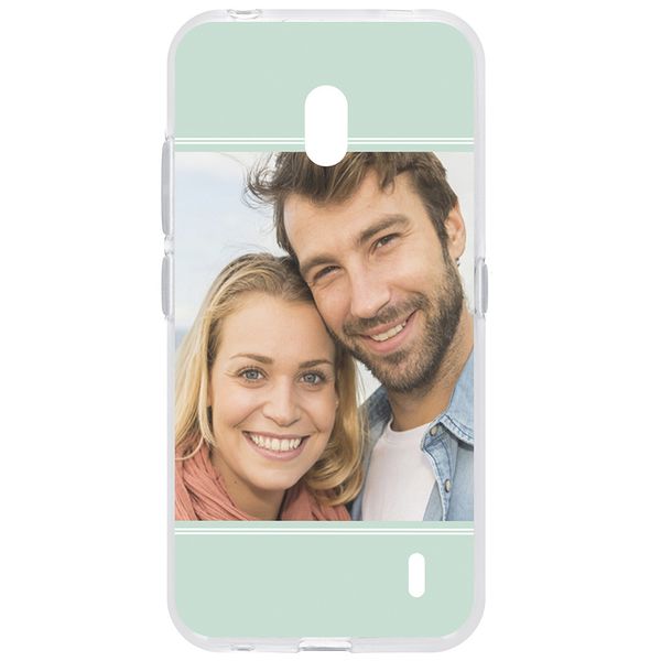 Concevez votre propre coque en gel Nokia 2.2 - Transparent