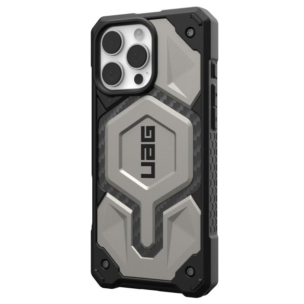 UAG Coque arrière Monarch Pro iPhone 16 Pro Max - Titanium