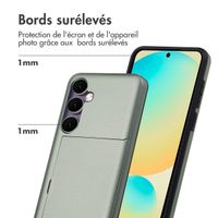 imoshion Coque arrière avec porte-cartes Samsung Galaxy S24 FE - Vert foncé