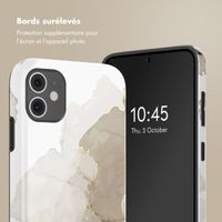 Selencia Coque arrière Vivid Apple iPhone 11 - Marble Light Brown