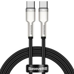 Baseus Cafule Series câble USB-C vers USB-C - Métal - 100 Watt - 1 mètre - Noir