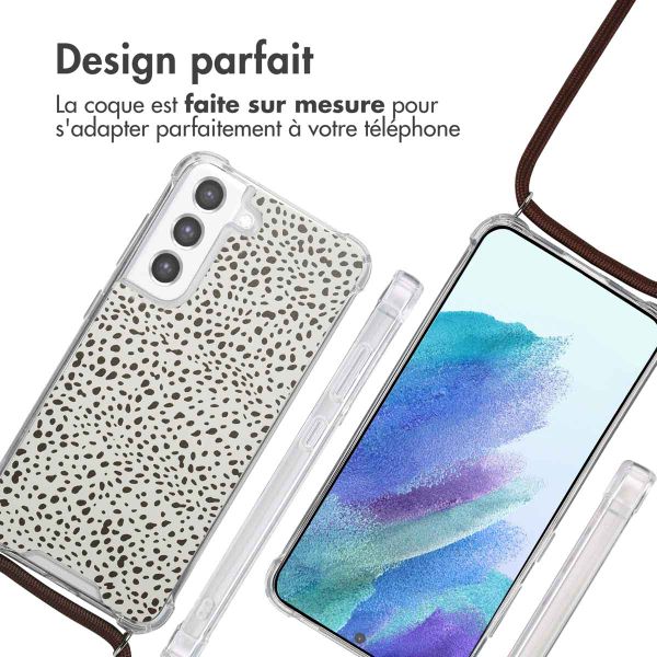 imoshion Coque Design avec cordon Samsung Galaxy S21 FE - Desert Dots