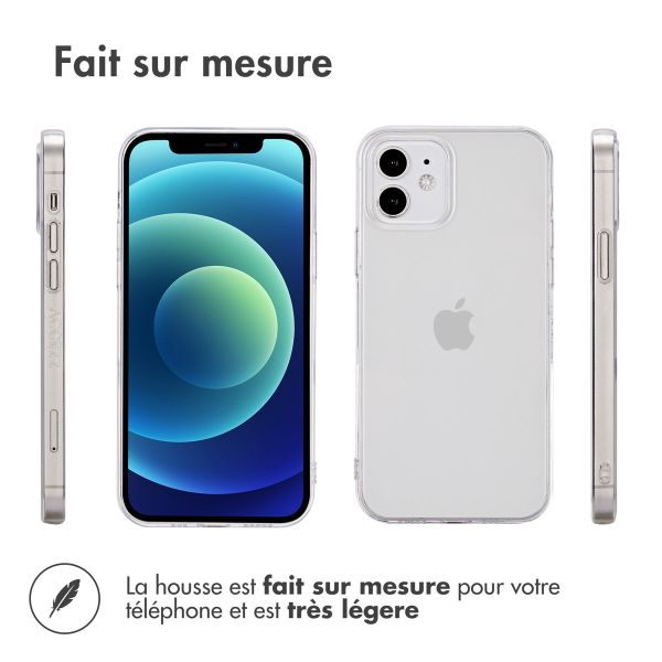 Accezz Coque Clear 100% recyclée iPhone 12 (Pro) - Transparent