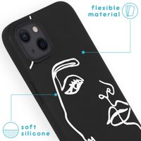 imoshion Coque Design iPhone 13 - Face - Blanc