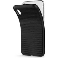 Spigen Coque Liquid Air iPhone Xs / X - Noir