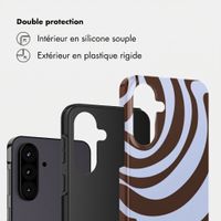Selencia Coque arrière Vivid Samsung Galaxy A57 (5G) - Dream Swirl Chocolate