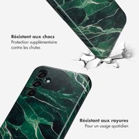 Selencia Coque arrière Vivid Samsung Galaxy A15 (5G/4G) - Chic Marble Quartz