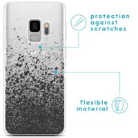 imoshion Coque Design Samsung Galaxy S9 - Eclaboussures - Noir