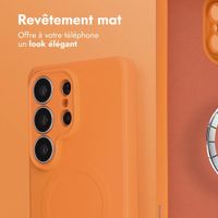 imoshion Coque Couleur avec MagSafe Samsung Galaxy S26 Ultra - Orange