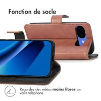 imoshion Étui de télephone portefeuille Google Pixel 10a - Marron