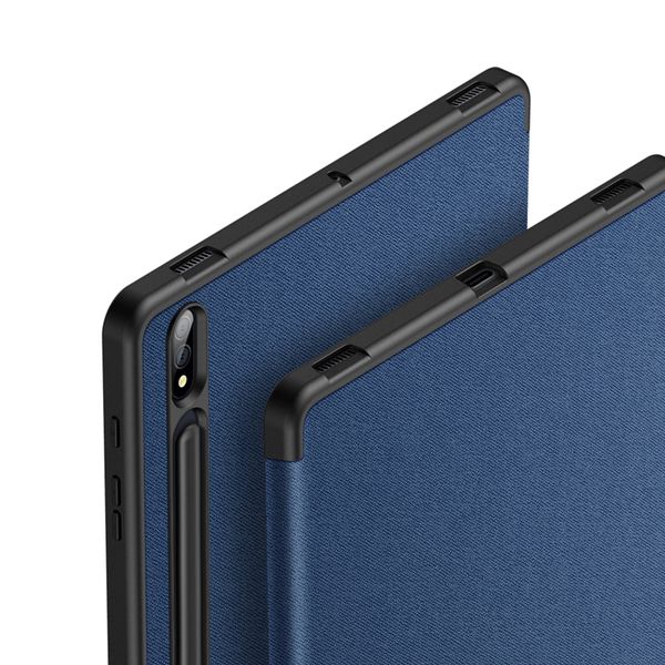 Dux Ducis Coque tablette Domo Samsung Galaxy Tab S9 11.0 pouces - Bleu foncé