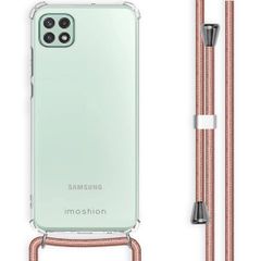 imoshion Coque avec cordon Samsung Galaxy A22 (5G) - Rose Champagne