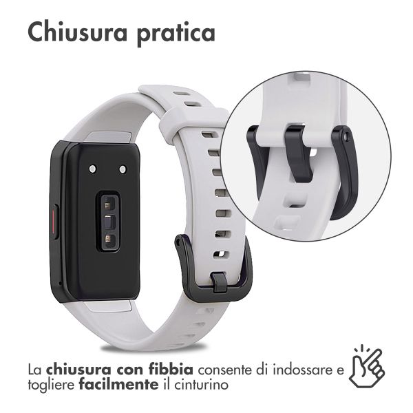 imoshion Bracelet silicone Huawei Band 6 / Honor Band 6 - Gris