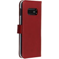 Selencia Étui de téléphone en cuir véritable Samsung Galaxy S10e