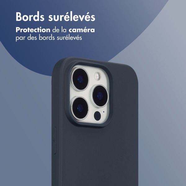 imoshion Coque Couleur Apple iPhone 16 Pro - Bleu foncé