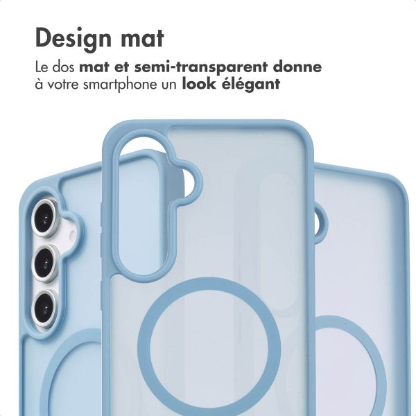 imoshion Coque Color Guard avec MagSafe Samsung Galaxy S24 FE - Bleu clair