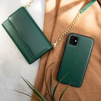 Selencia Pochette amovible en cuir végétalien Eny iPhone 11 - Vert