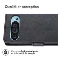 imoshion Étui de téléphone portefeuille Luxe Google Pixel 9 Pro XL - Noir