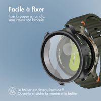 imoshion Coque rigide à couverture complète Samsung Galaxy Watch 7 - 44 mm - Noir