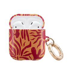 Selencia Coque Vivid Apple AirPods 1 / 2 - Tropical Vibes Apricot